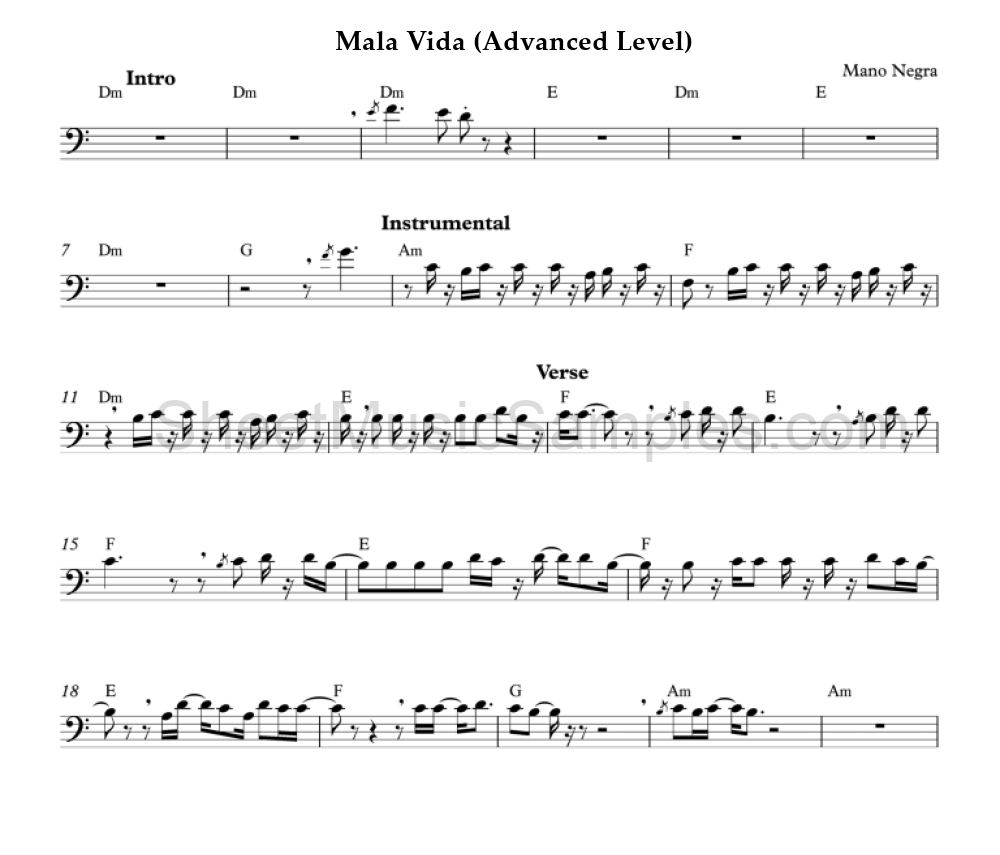 Mala Vida (Advanced Level)