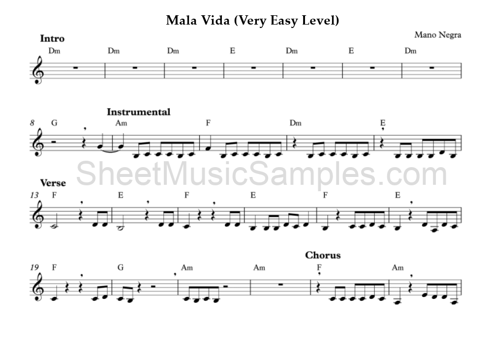 Mala Vida (Very Easy Level)