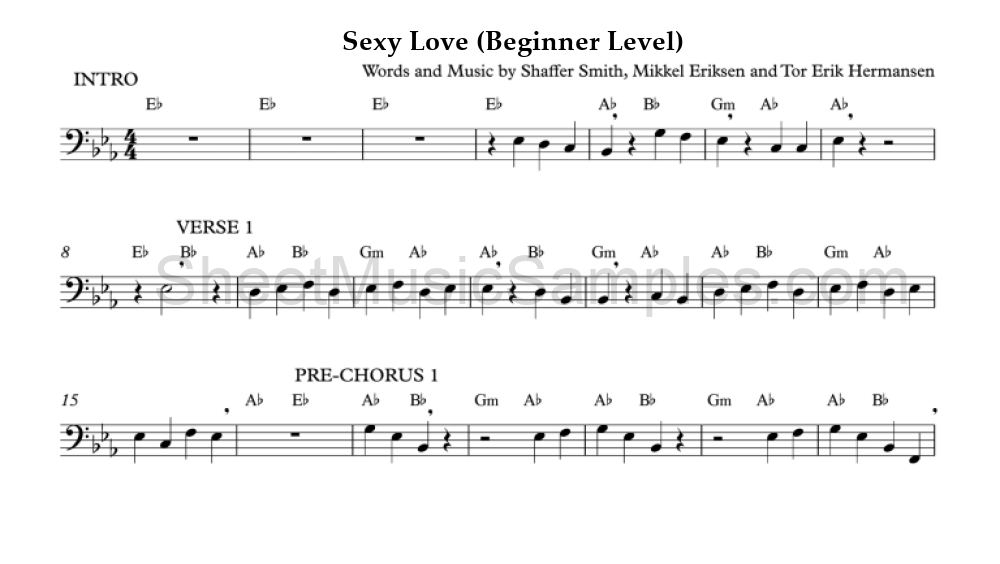 Sexy Love (Beginner Level)