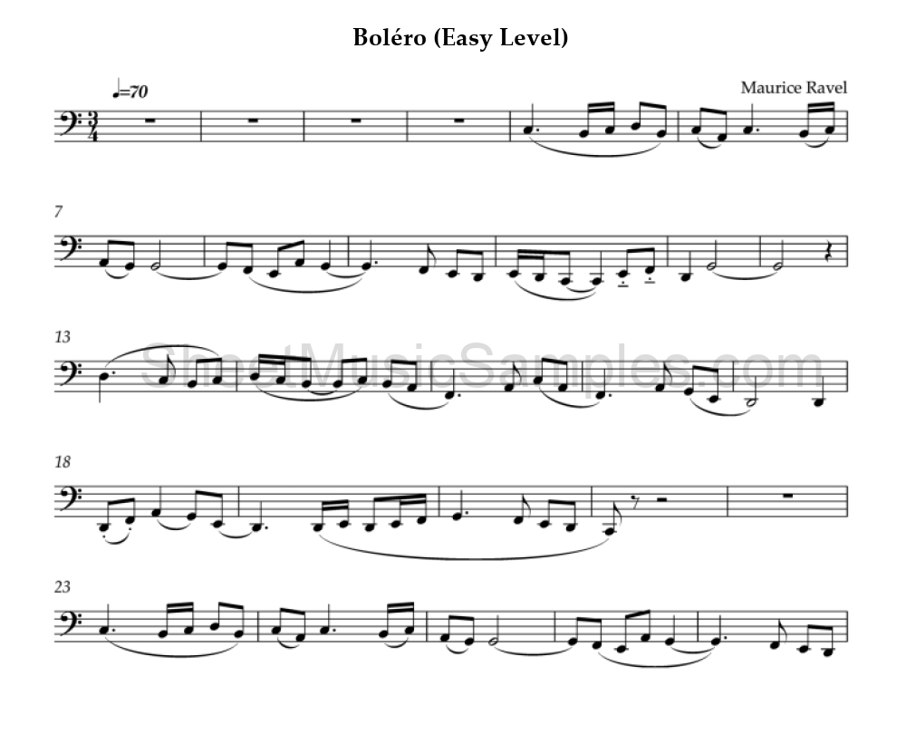 Boléro (Easy Level)