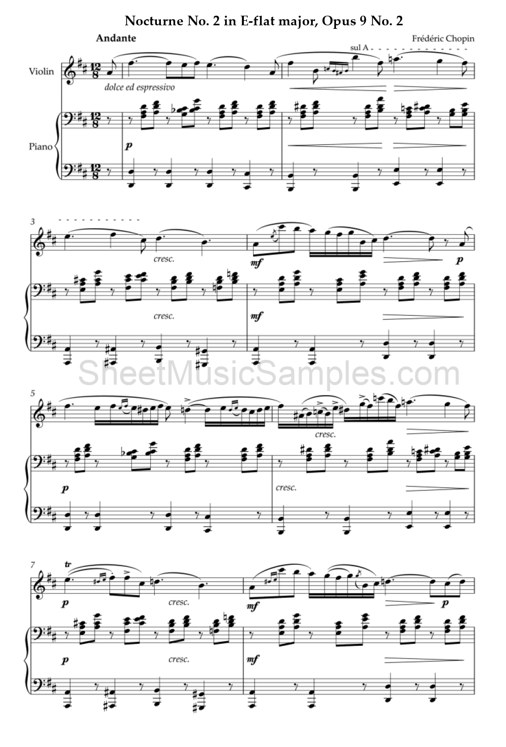 Nocturne No. 2 in E-flat major, Opus 9 No. 2