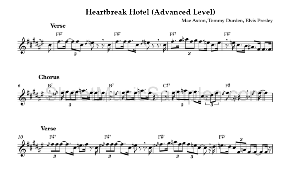 Heartbreak Hotel (Advanced Level)