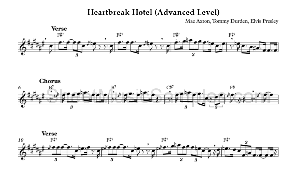 Heartbreak Hotel (Advanced Level)