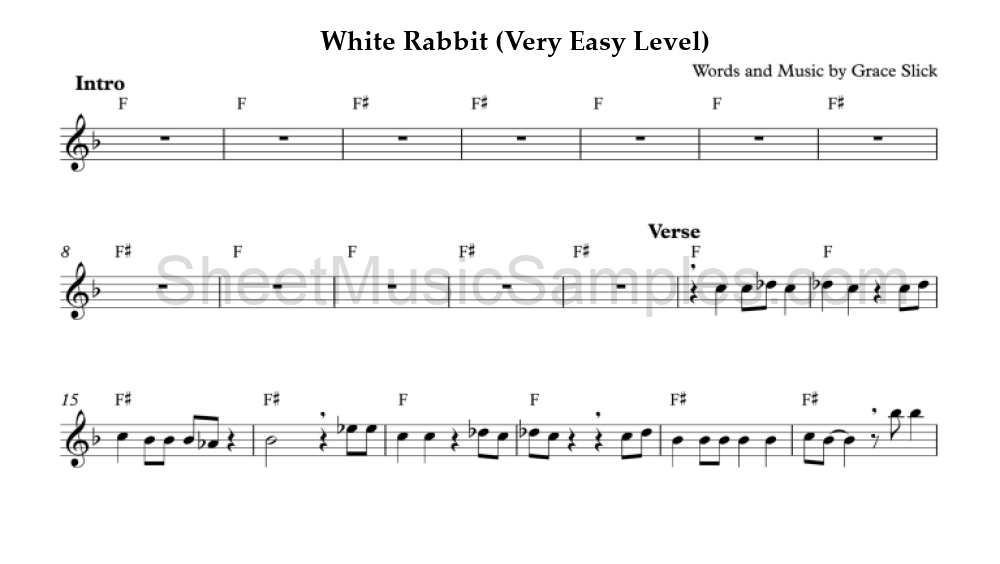 White Rabbit (Very Easy Level)