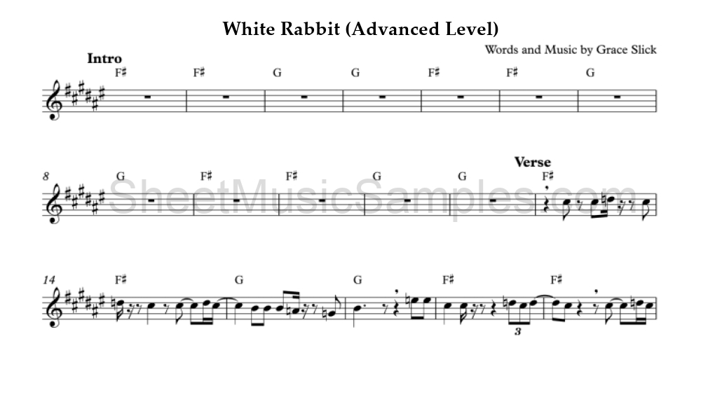 White Rabbit (Advanced Level)