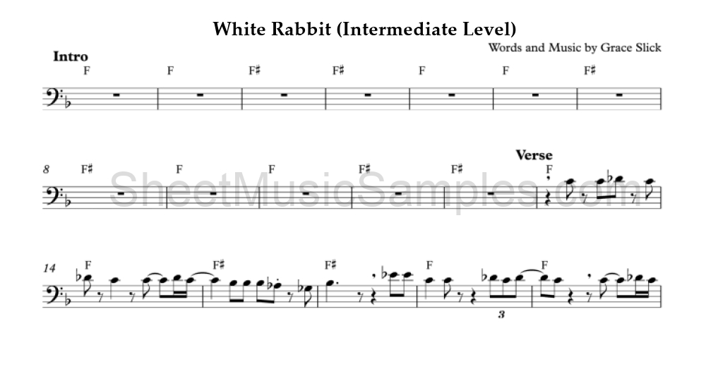 White Rabbit (Intermediate Level)