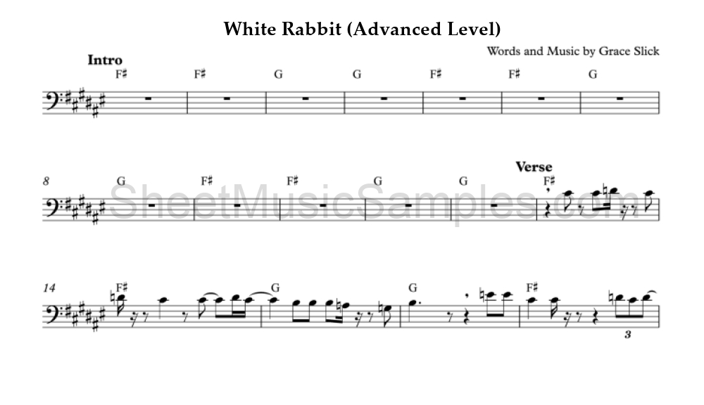 White Rabbit (Advanced Level)