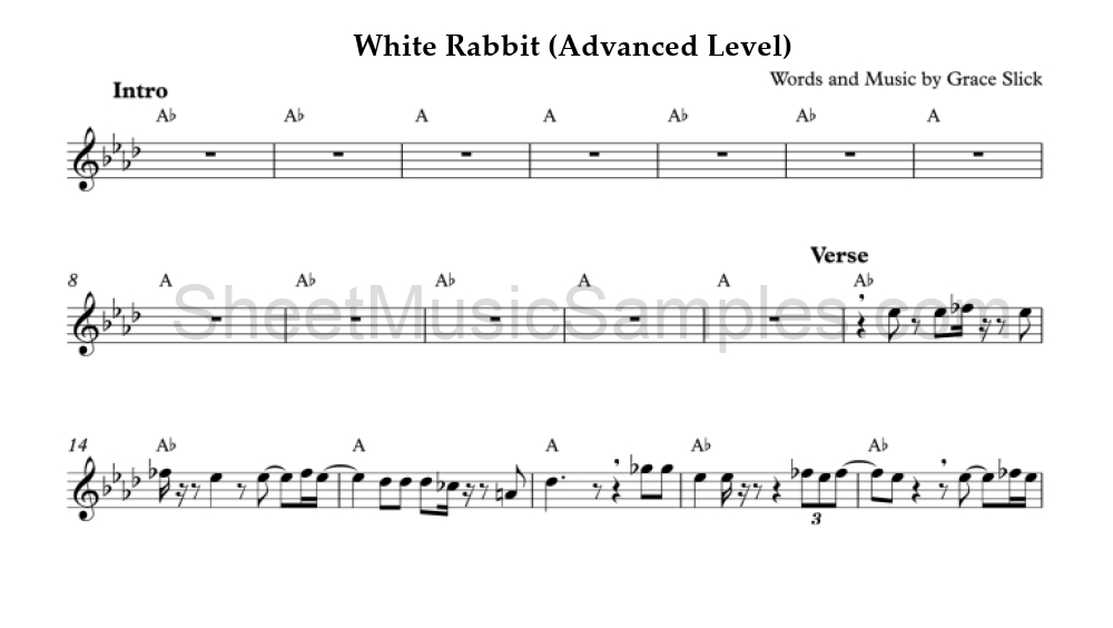 White Rabbit (Advanced Level)