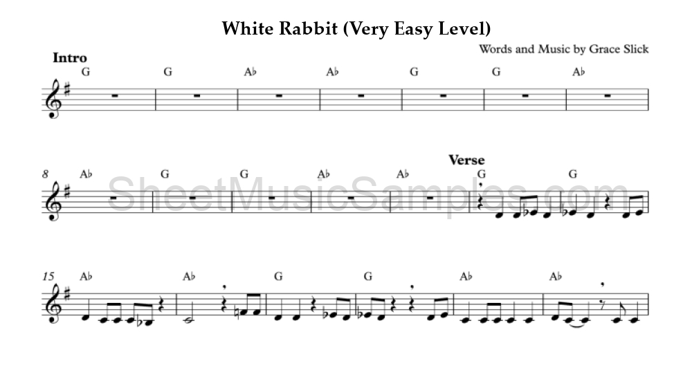 White Rabbit (Very Easy Level)