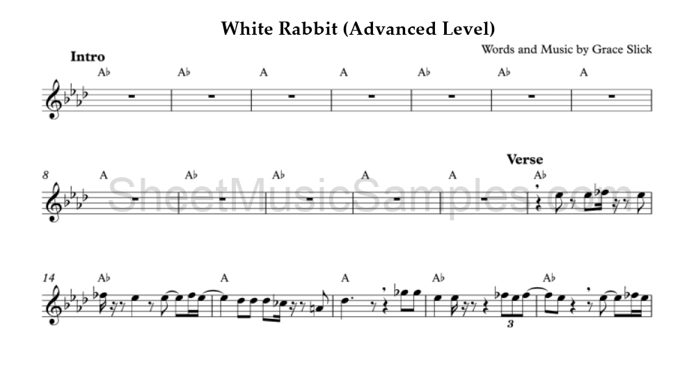 White Rabbit (Advanced Level)