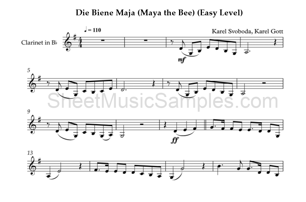 Die Biene Maja (Maya the Bee) (Easy Level)