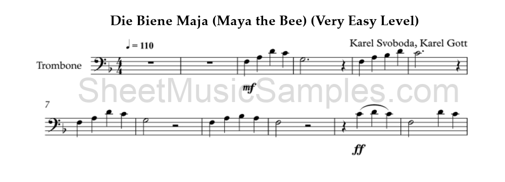 Die Biene Maja (Maya the Bee) (Very Easy Level)