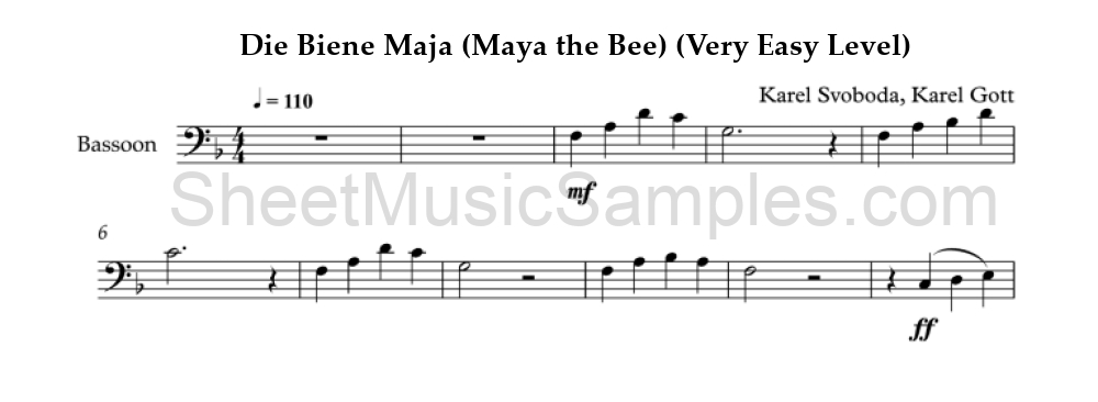 Die Biene Maja (Maya the Bee) (Very Easy Level)