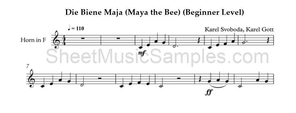 Die Biene Maja (Maya the Bee) (Beginner Level)