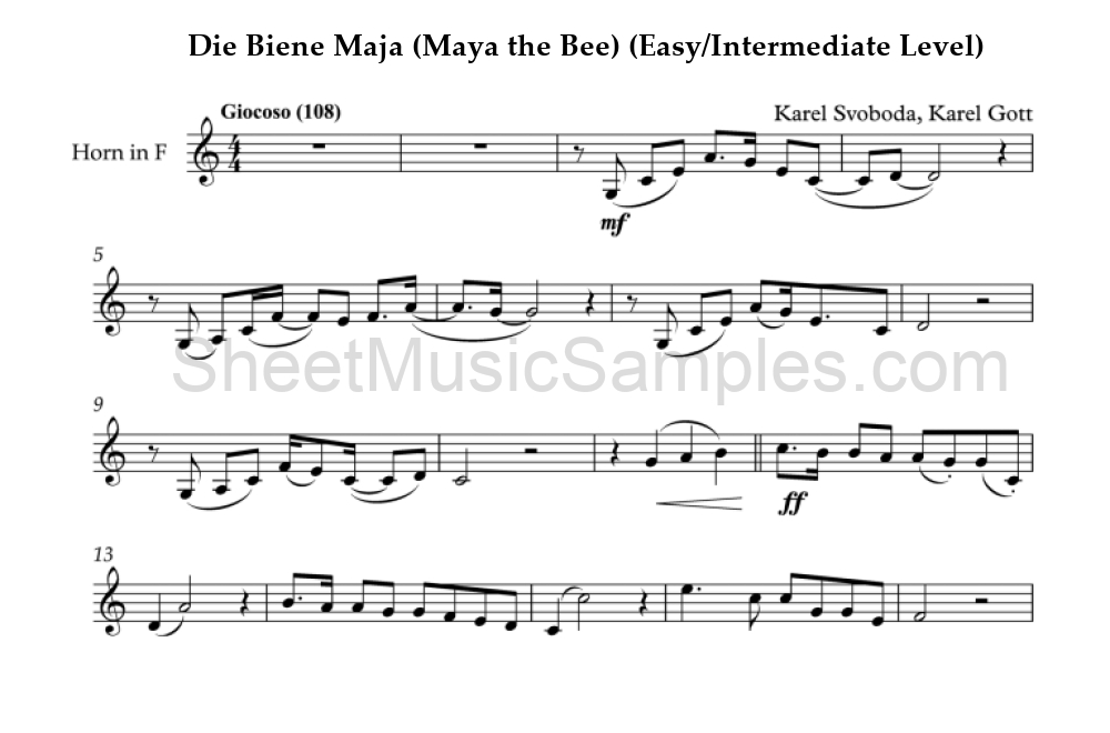 Die Biene Maja (Maya the Bee) (Easy/Intermediate Level)