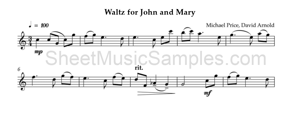 Waltz for John and Mary