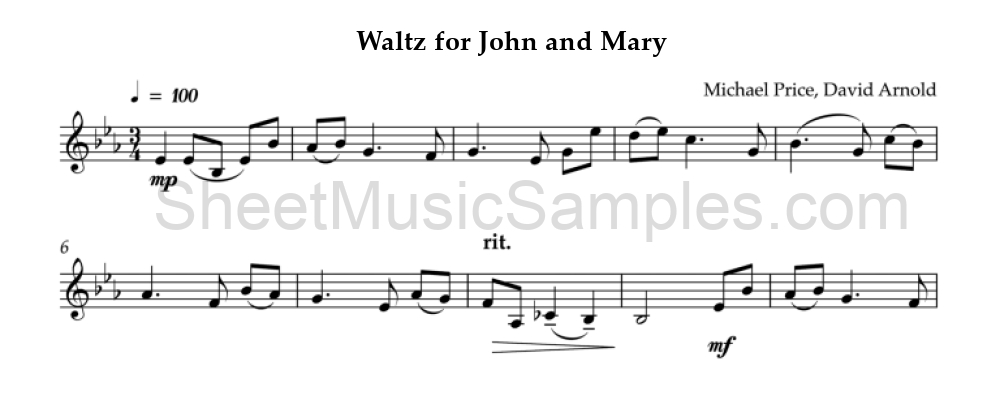 Waltz for John and Mary