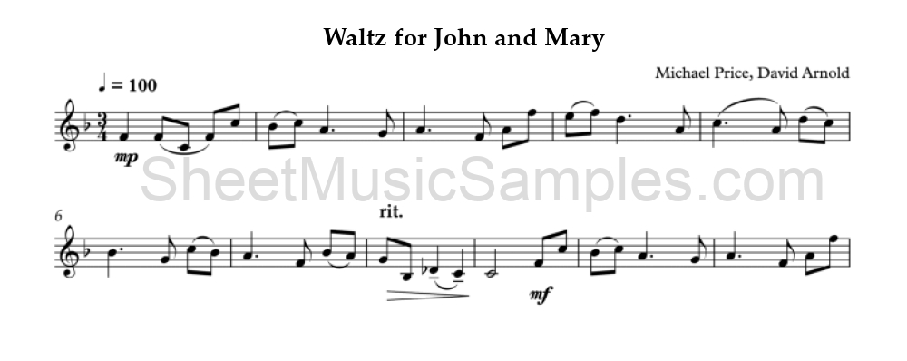 Waltz for John and Mary