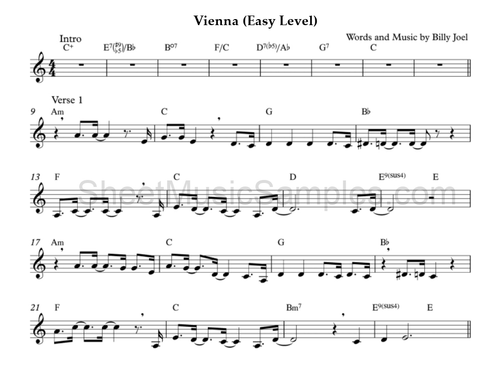 Vienna (Easy Level)