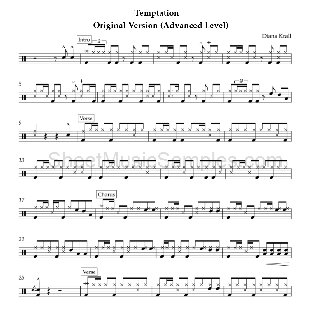 Temptation - Original Version (Advanced Level)