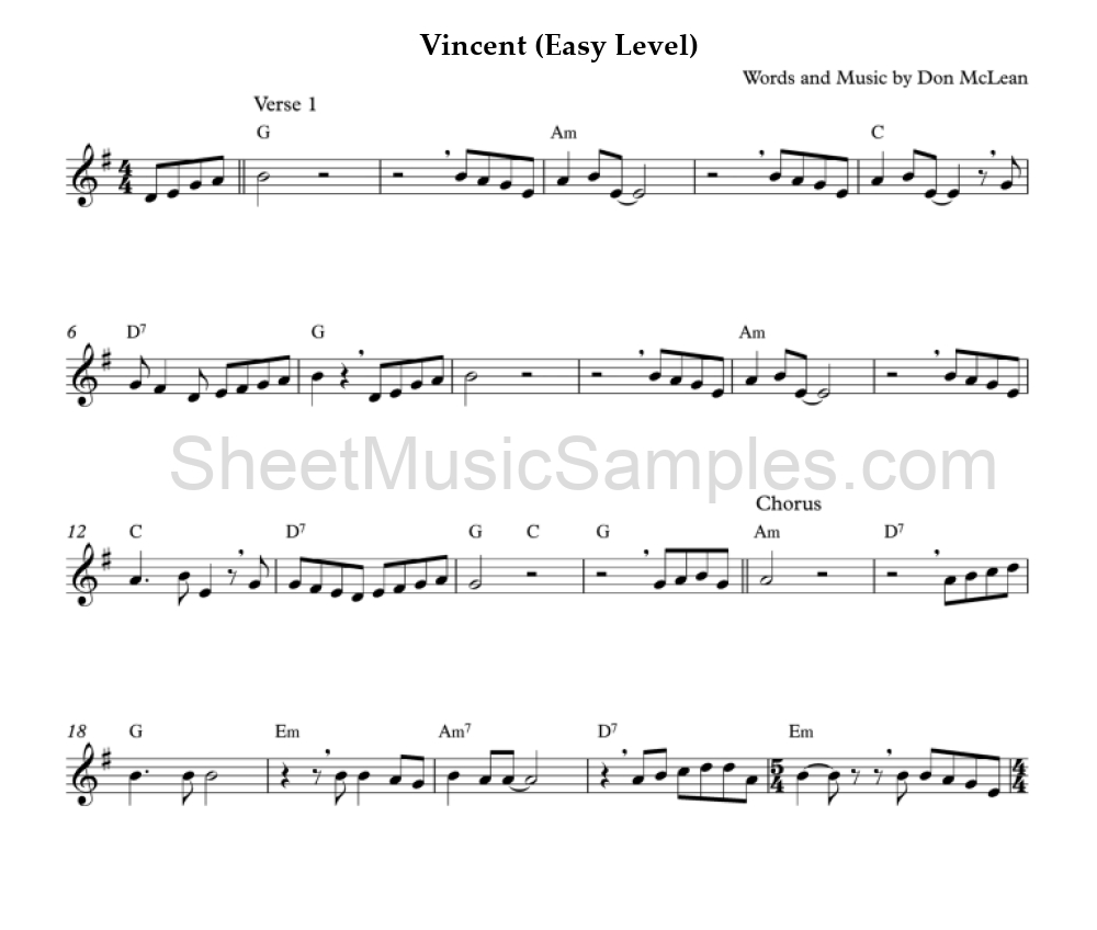 Vincent (Easy Level)