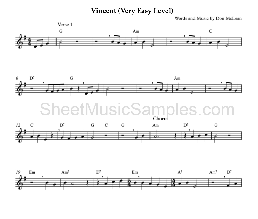 Vincent (Very Easy Level)