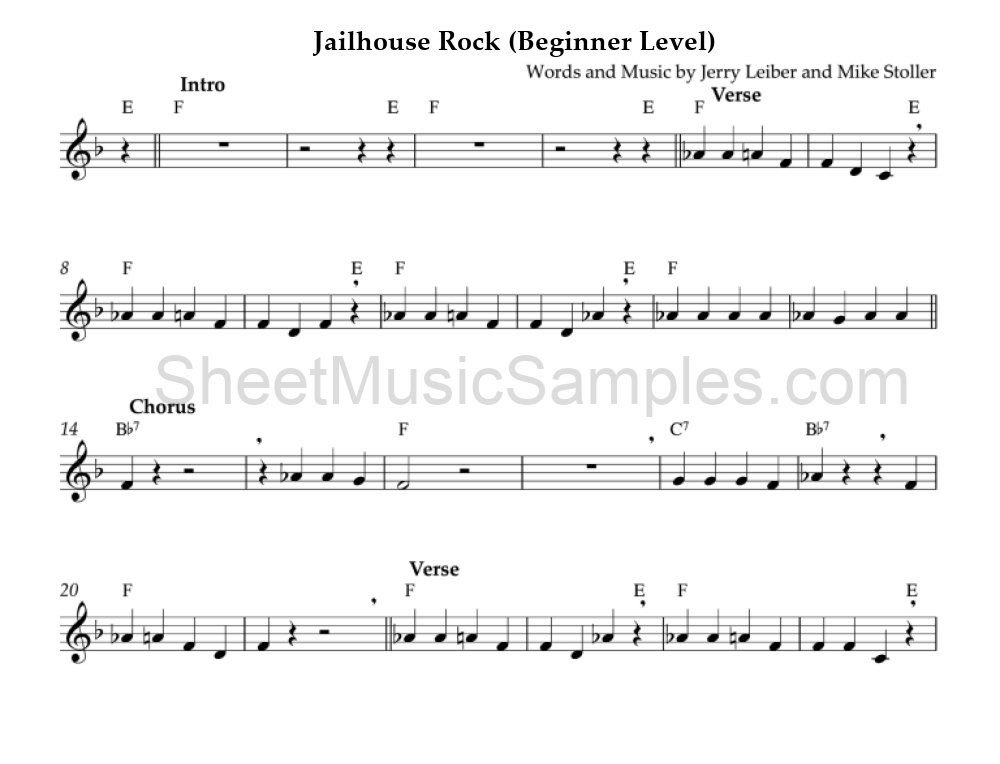 Jailhouse Rock (Beginner Level)