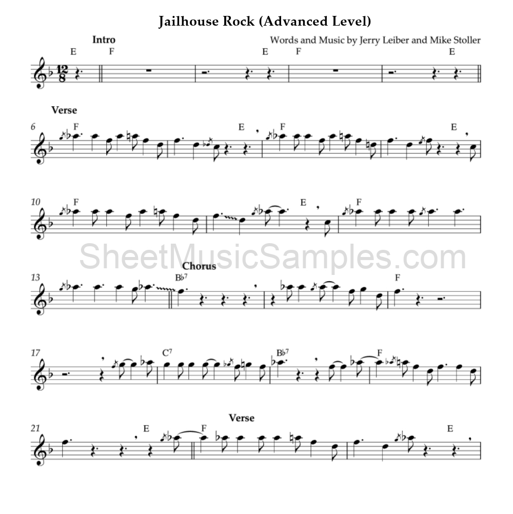 Jailhouse Rock (Advanced Level)