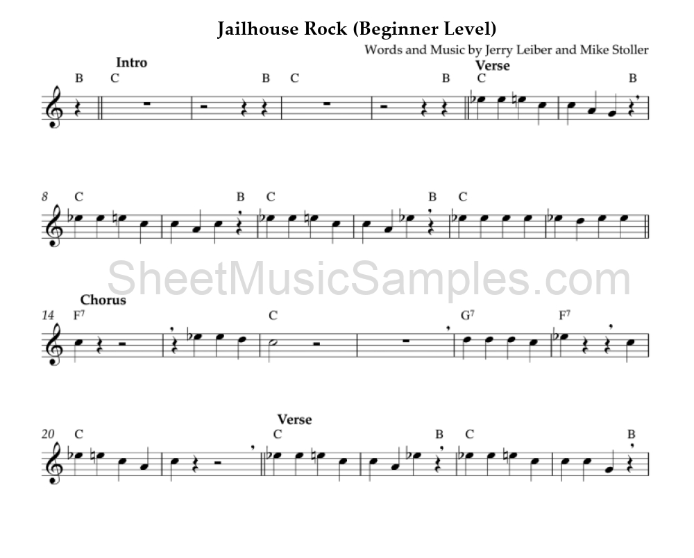 Jailhouse Rock (Beginner Level)