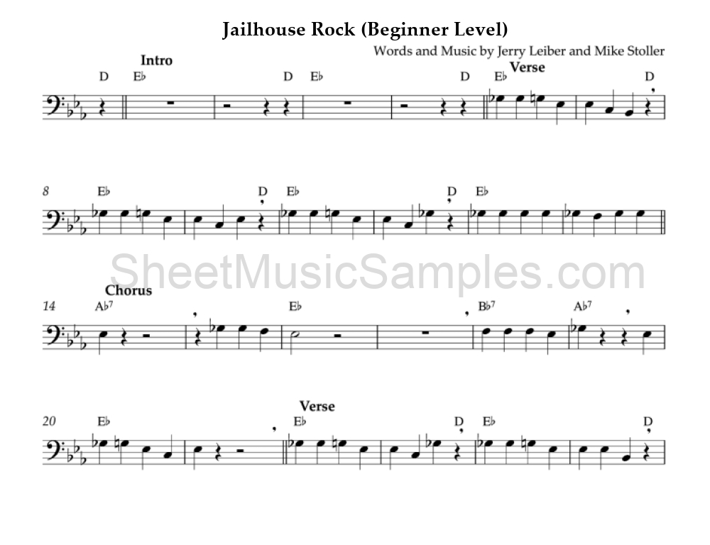 Jailhouse Rock (Beginner Level)