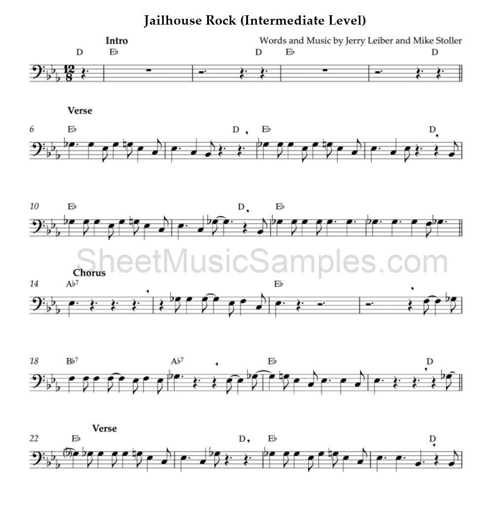 Jailhouse Rock (Intermediate Level)