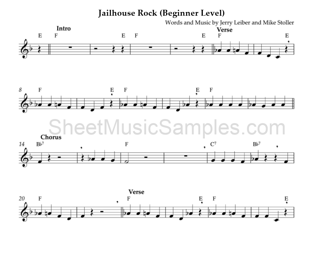 Jailhouse Rock (Beginner Level)