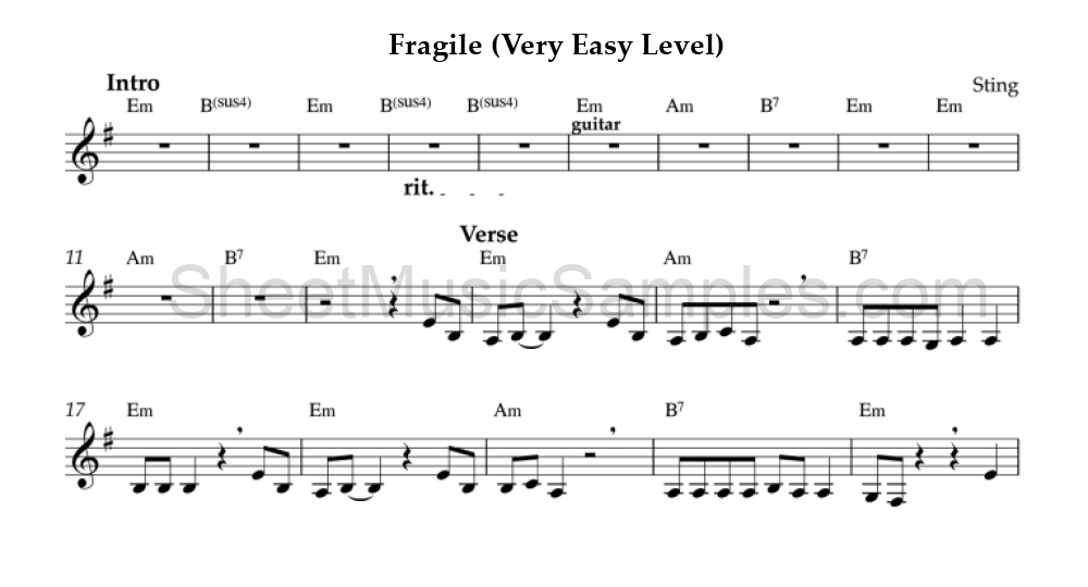 Fragile (Very Easy Level)