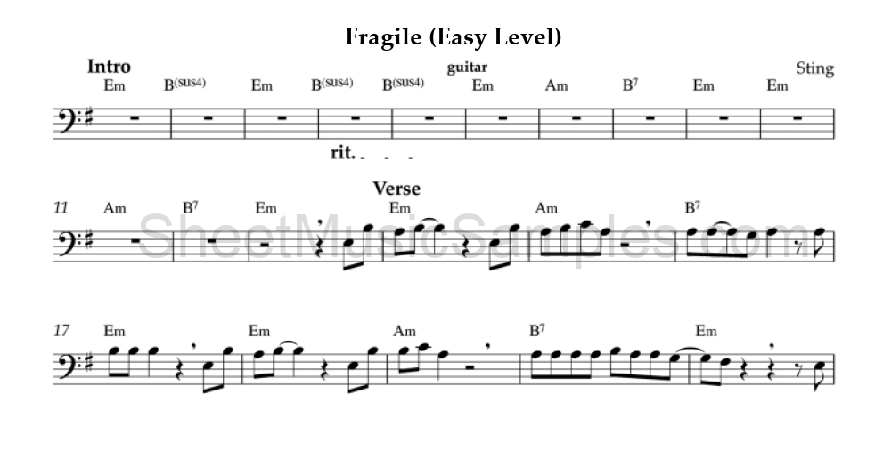 Fragile (Easy Level)