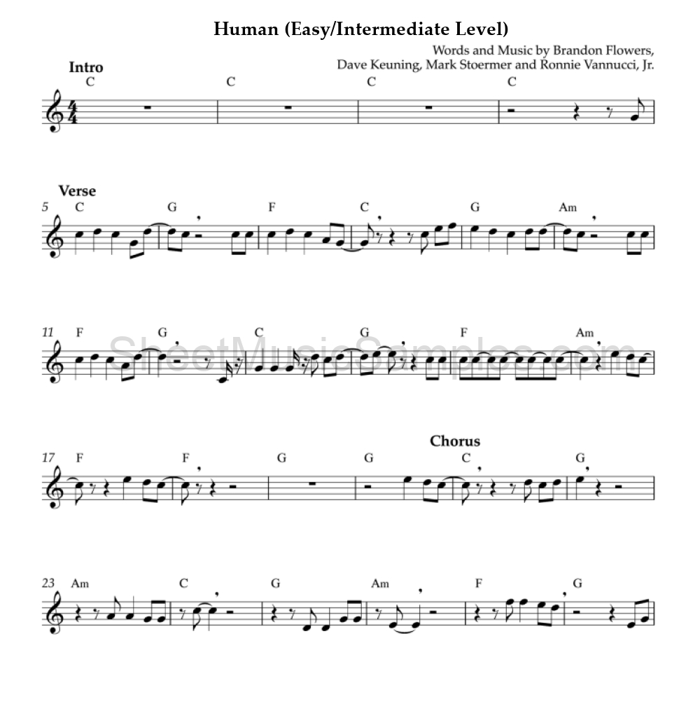 Human (Easy/Intermediate Level)