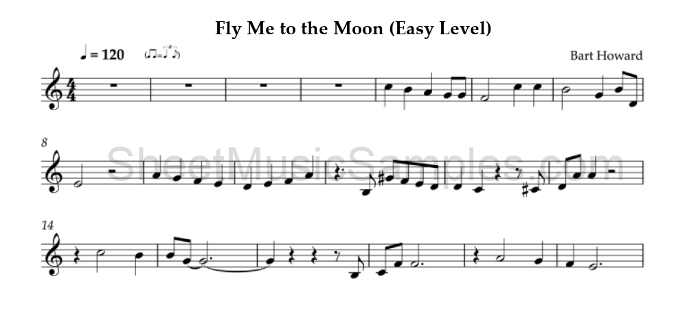 Fly Me to the Moon (Easy Level)