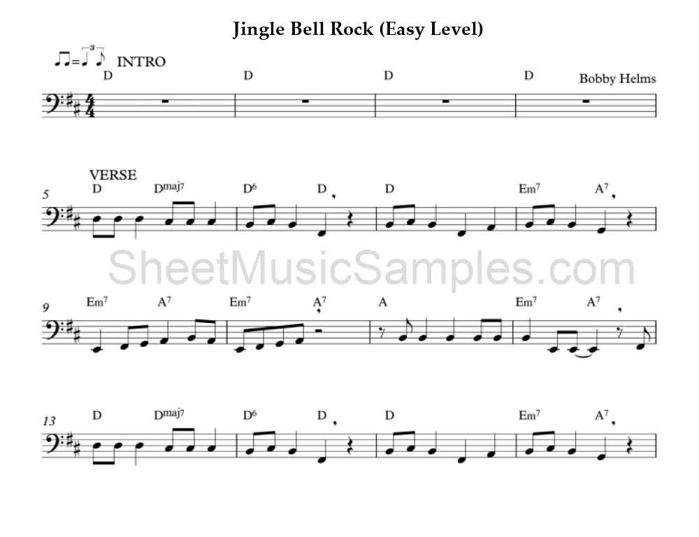 Jingle Bell Rock (Easy Level)