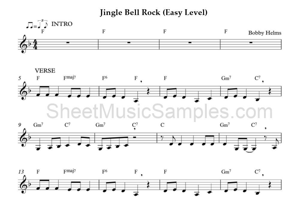 Jingle Bell Rock (Easy Level)