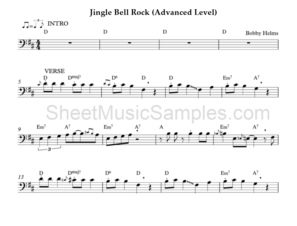 Jingle Bell Rock (Advanced Level)