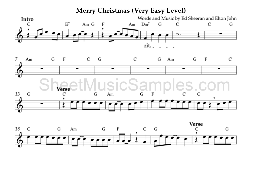 Merry Christmas (Very Easy Level)