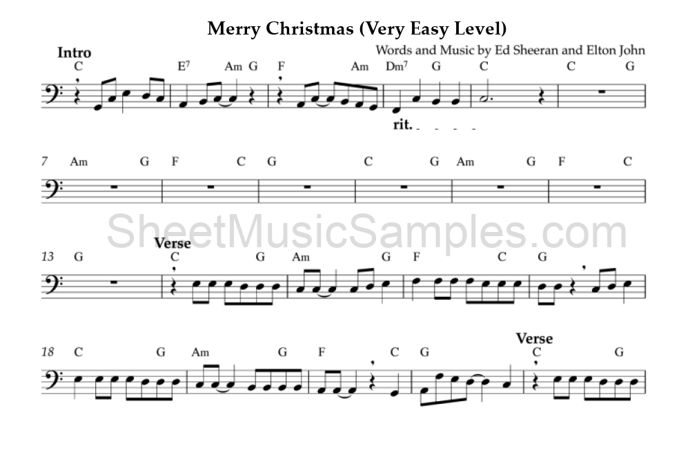 Merry Christmas (Very Easy Level)