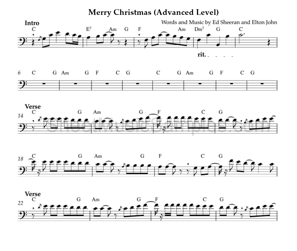 Merry Christmas (Advanced Level)