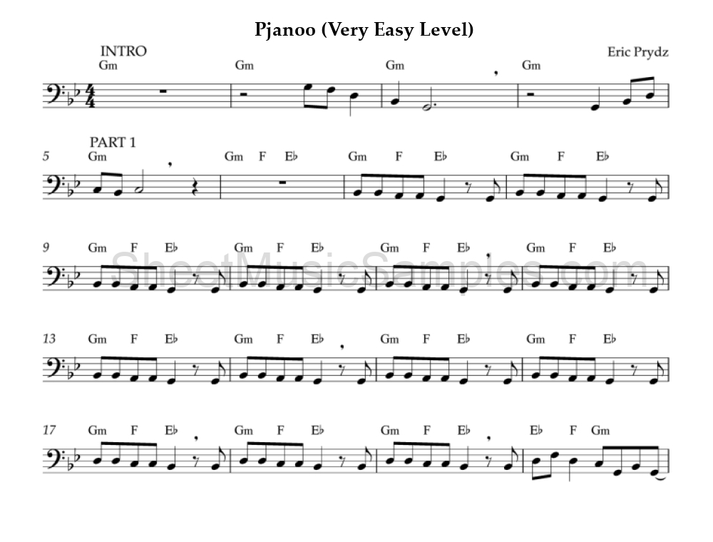 Pjanoo (Very Easy Level)