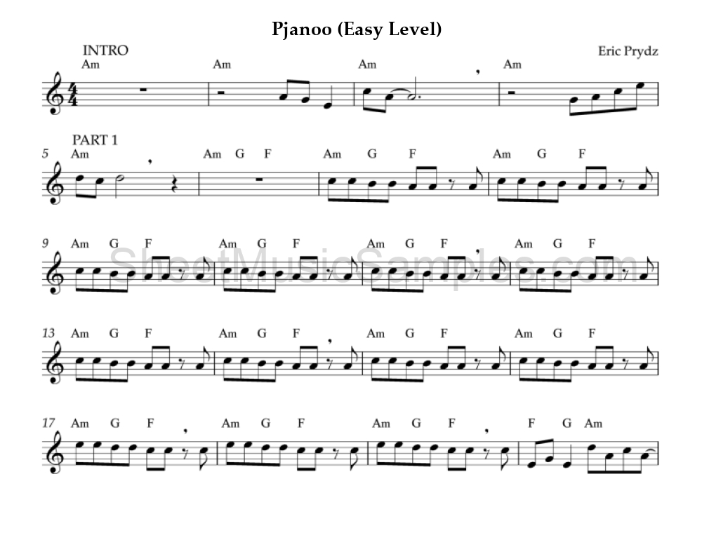 Pjanoo (Easy Level)