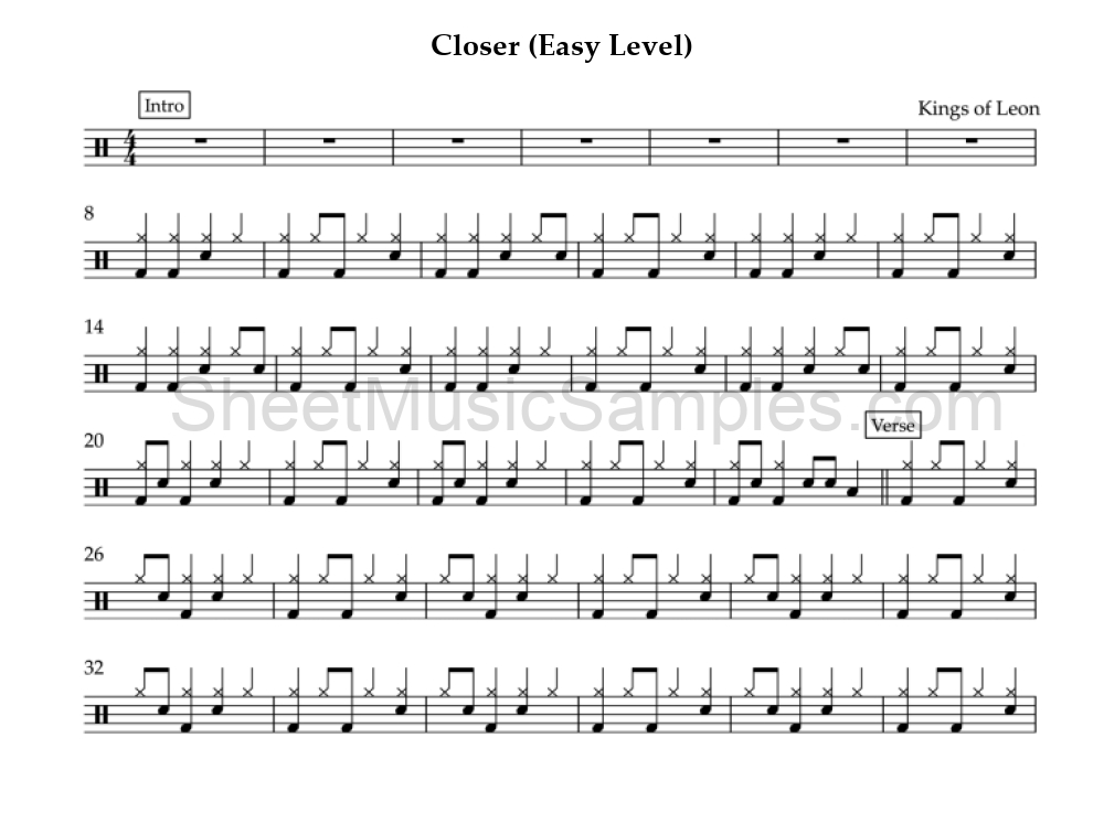 Closer (Easy Level)