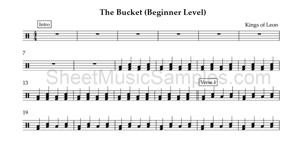 The Bucket (Beginner Level)