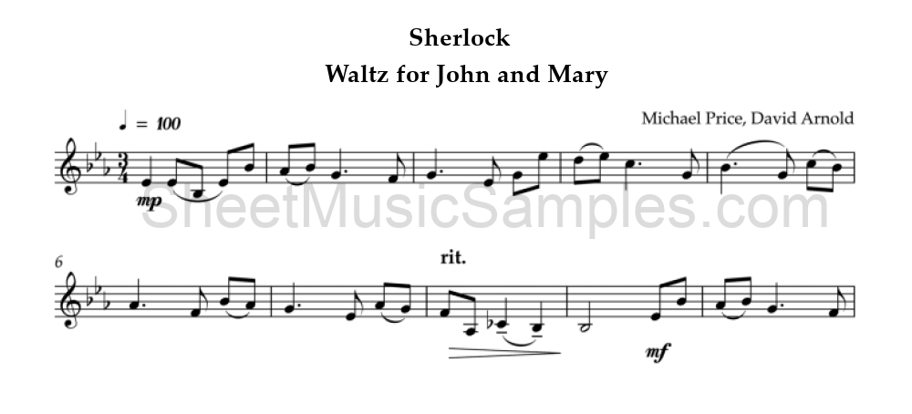 Sherlock - Waltz for John and Mary