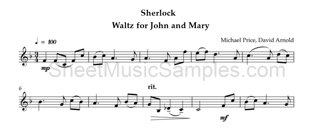 Sherlock - Waltz for John and Mary