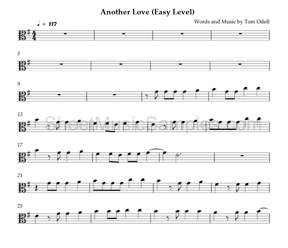 Another Love (Easy Level)