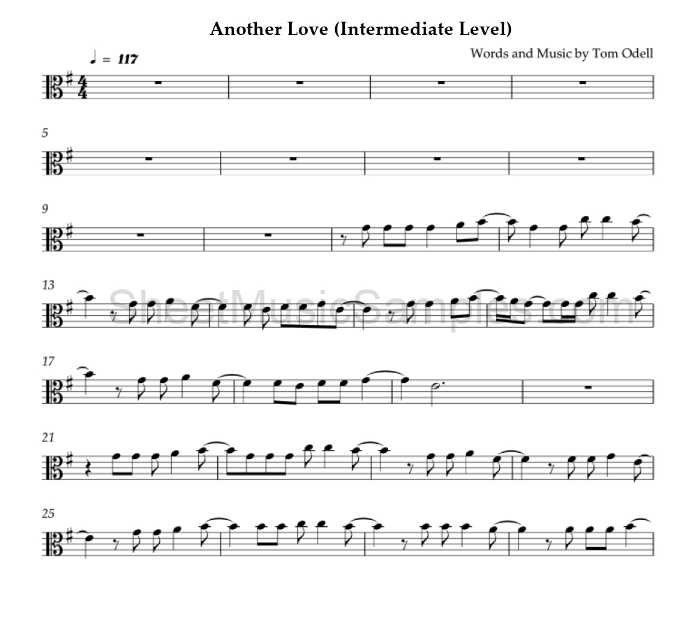 Another Love (Intermediate Level)